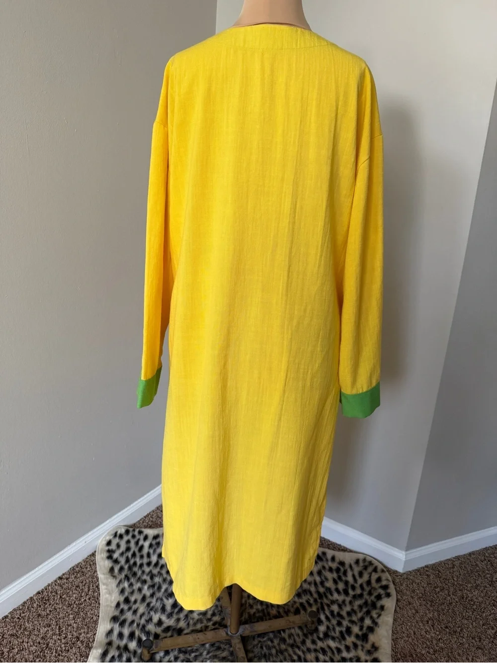 Michael Kors Bright Yellow Tunic Beach Cover Up